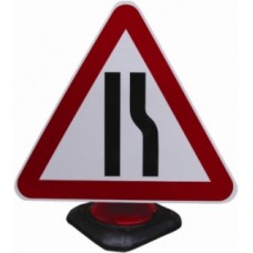 517 Road Narrows O/S Cone Sign